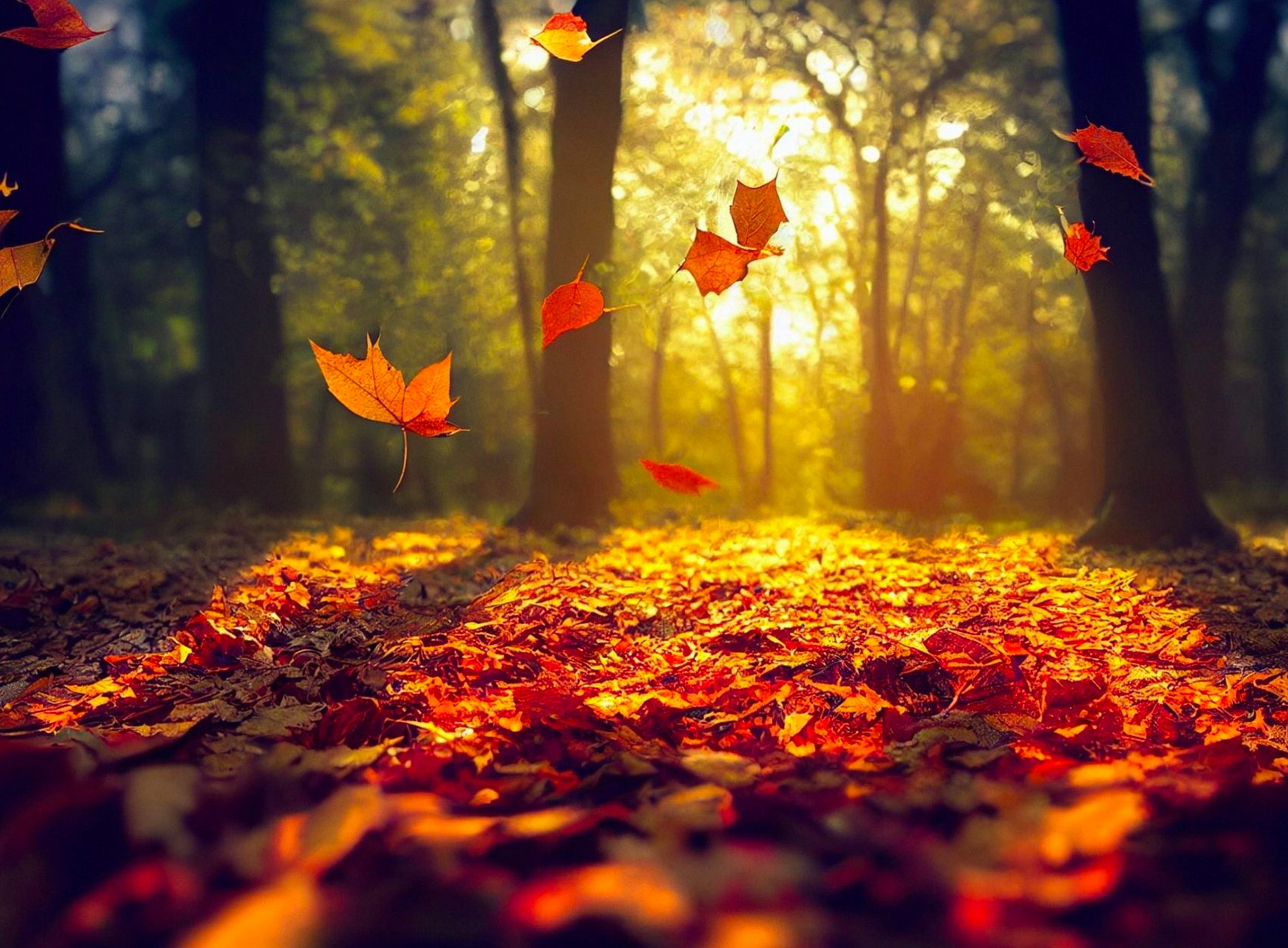 L&rsquo;automne à la lueur d&rsquo;une bougie